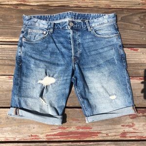 Denim shorts